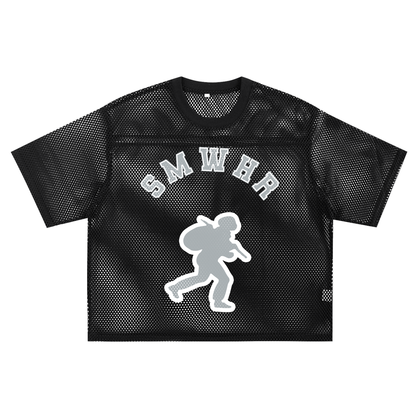 Mesh Jersey Black & Grey