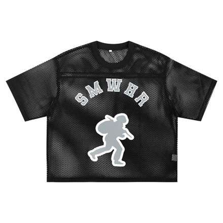 Mesh Jersey Black & Grey
